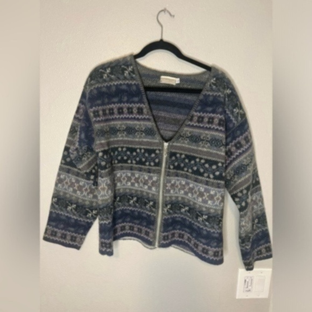 Coldwater creek wool sweater cardigan